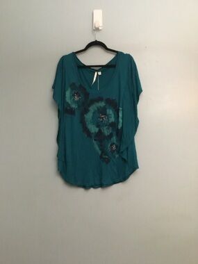 Lauren Conrad Floral Short-Sleeve Women’s Top size XL